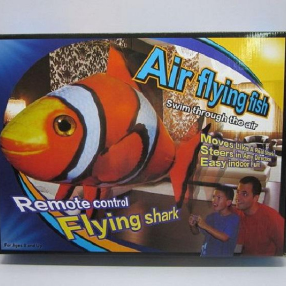 NEW Air Flying ClownFish with Remote Control - Picture 1 of 3